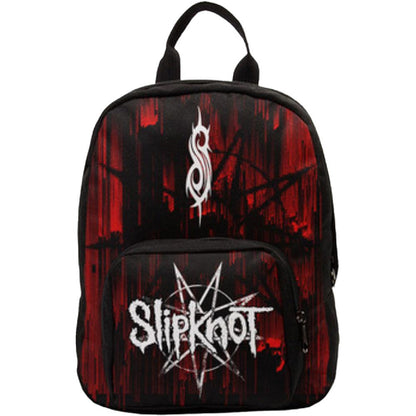 Black-Red - Front - Slipknot Glitch Mini Backpack