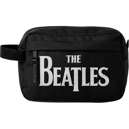Black - Front - The Beatles Logo Toiletry Bag