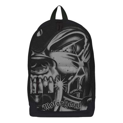 Black-Grey - Front - Motorhead War Pig Backpack