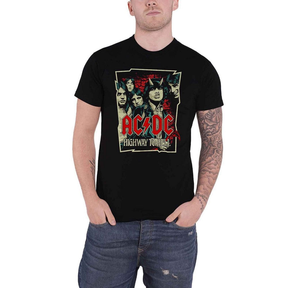 Maglietta Ufficiale AC/DC Est '73 | Unisex | Cotone Ringspun | Antracite | Band T-Shirt - 4