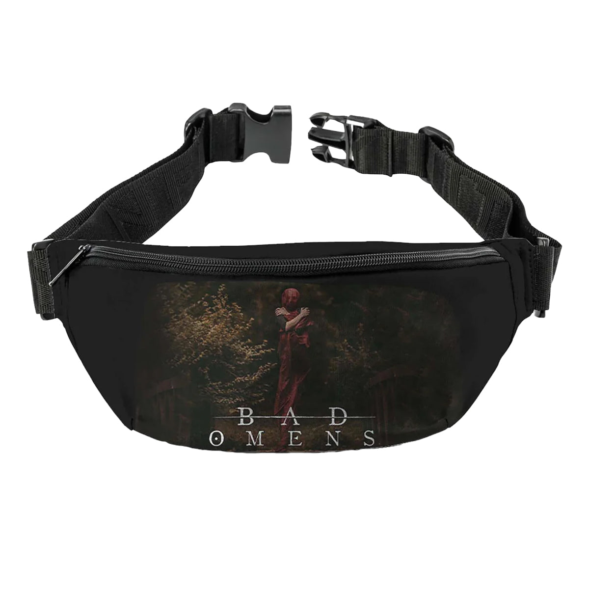 Black - Front - Bad Omens Self Titled Waist Bag