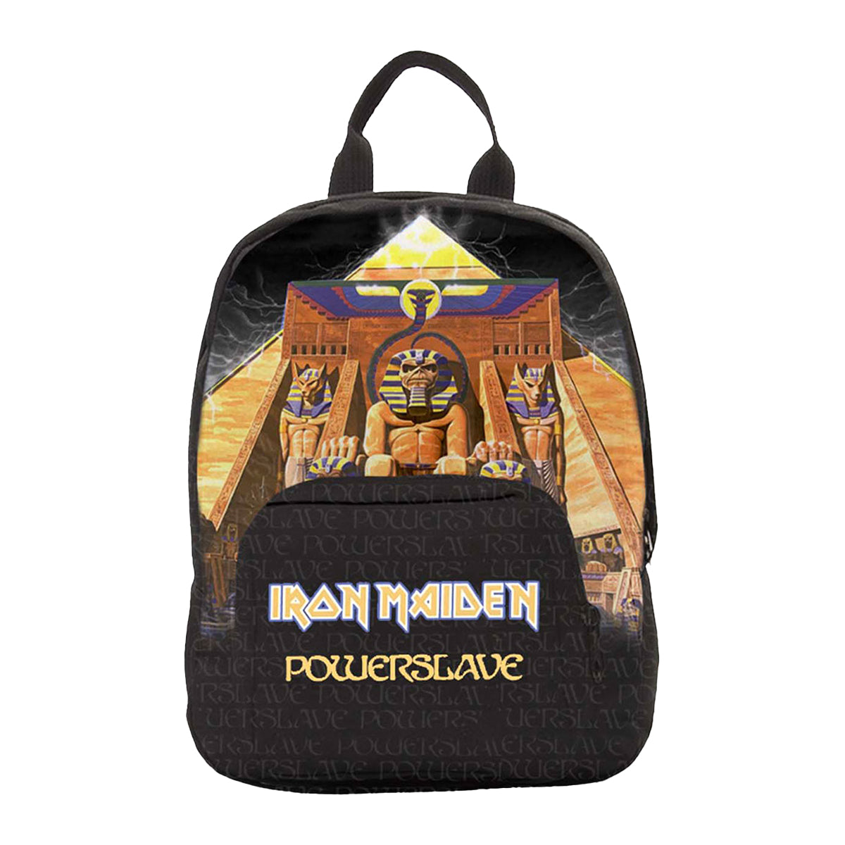 Black-Multicoloured - Front - Iron Maiden Powerslave Mini Backpack