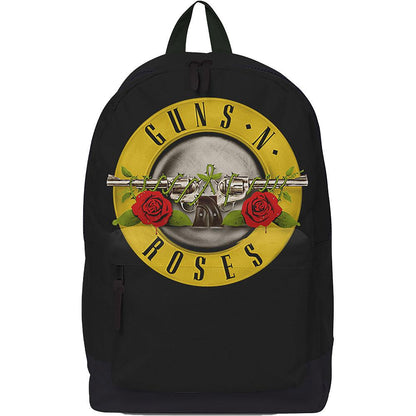 Black-Yellow - Front - Guns N Roses Logo Backpack