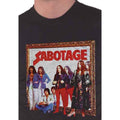 Black - Side - Black Sabbath Unisex Adult Sabotage T-Shirt
