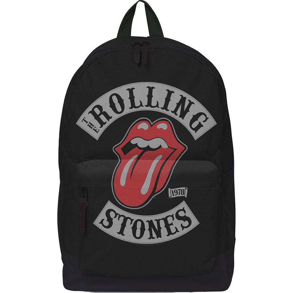 Black - Front - The Rolling Stones 1978 Tour Backpack