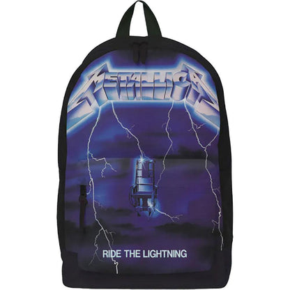 Black-Blue-White - Front - Metallica Ride The Lightning Backpack