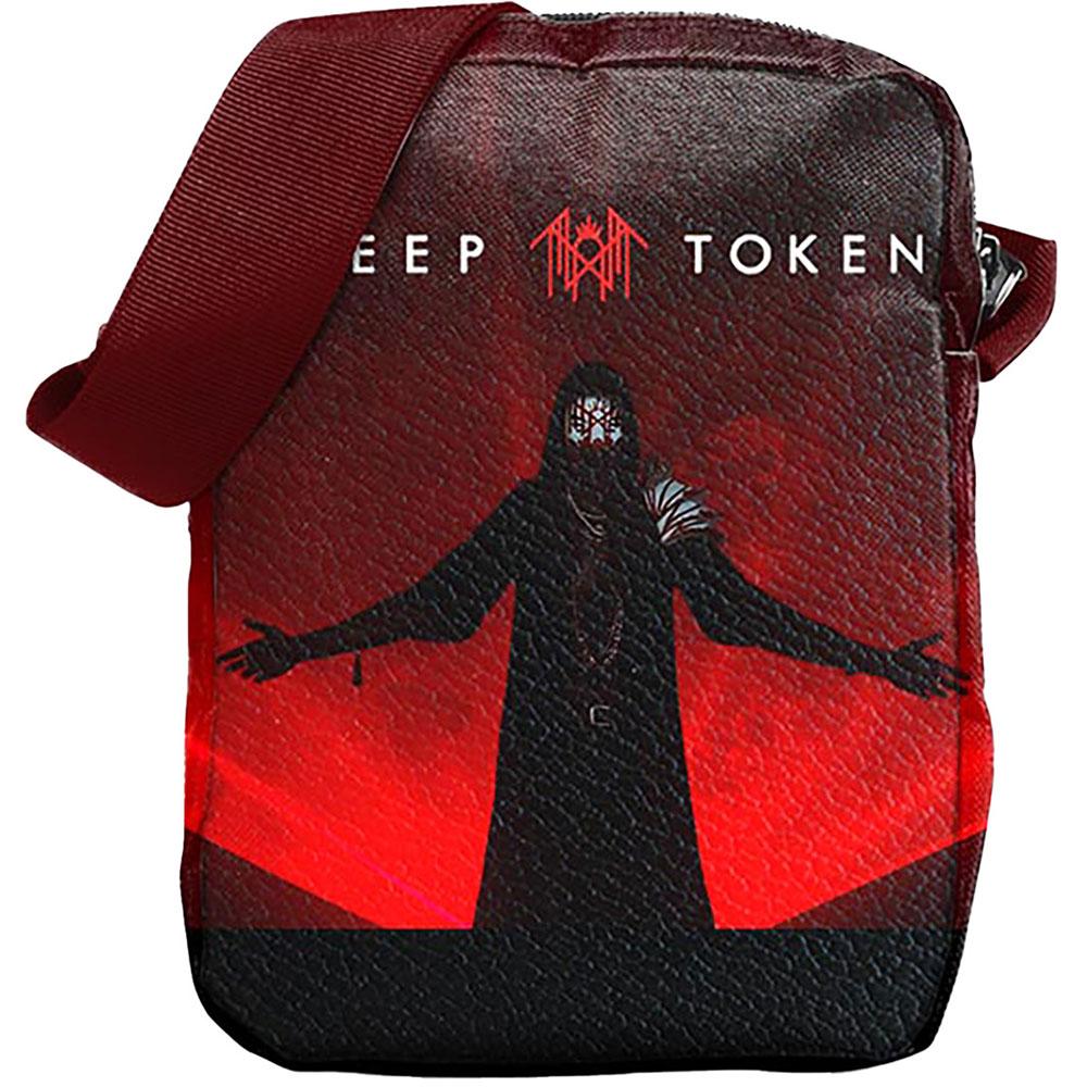 Red-Black - Front - Sleep Token Red Light Crossbody Bag
