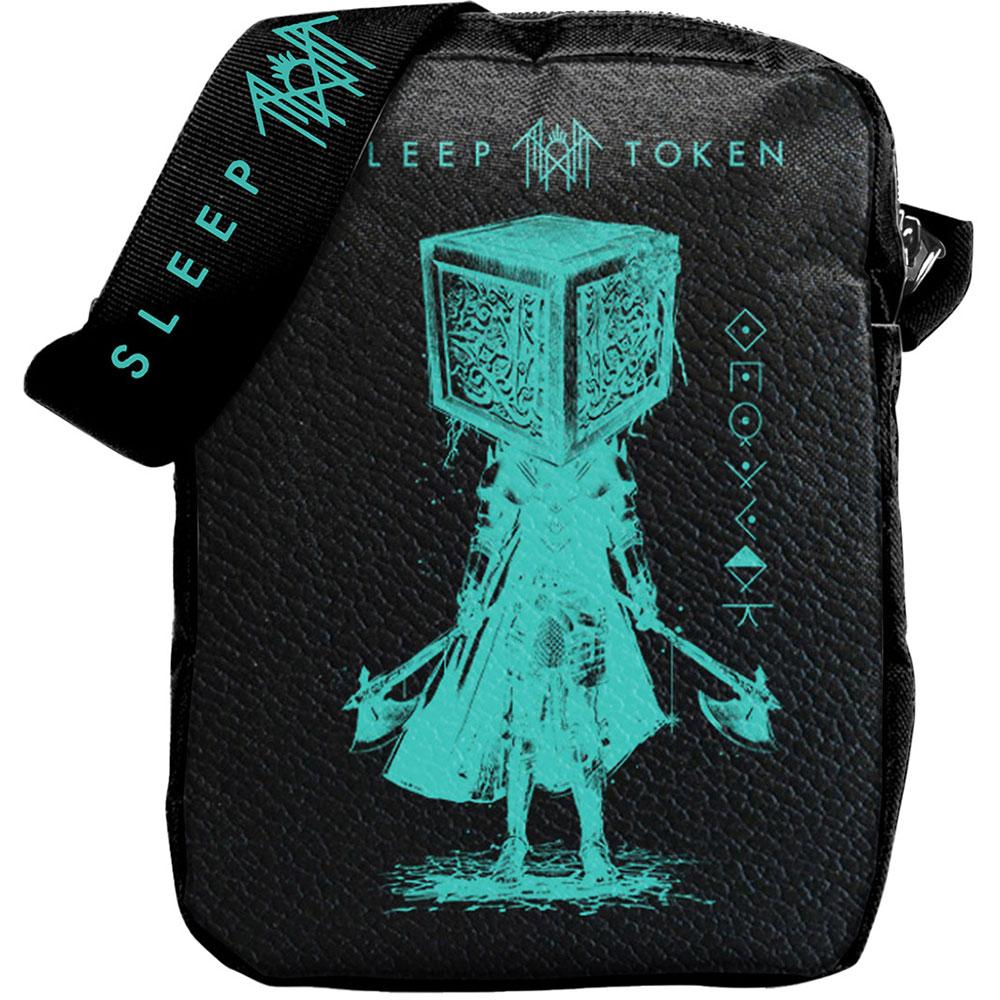 Black-Blue - Front - Sleep Token Granite Crossbody Bag