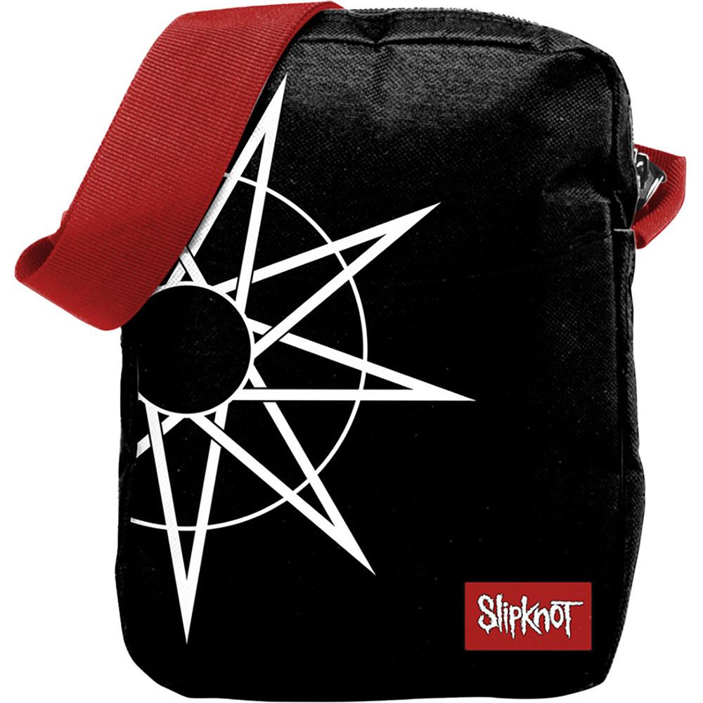 Black-White-Red - Front - Slipknot Star Crossbody Bag
