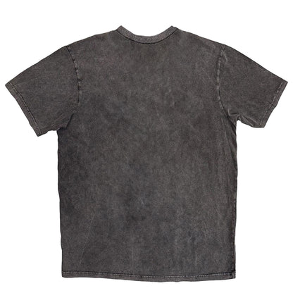 Charcoal Grey - Back - Marvel Comics Unisex Adult Spider-Man Crouch Stone Wash T-Shirt