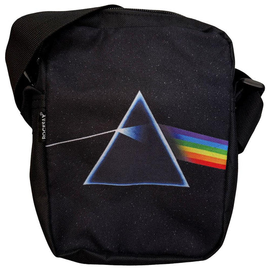 Black-Multicoloured - Front - Pink Floyd The Dark Side Of The Moon Crossbody Bag