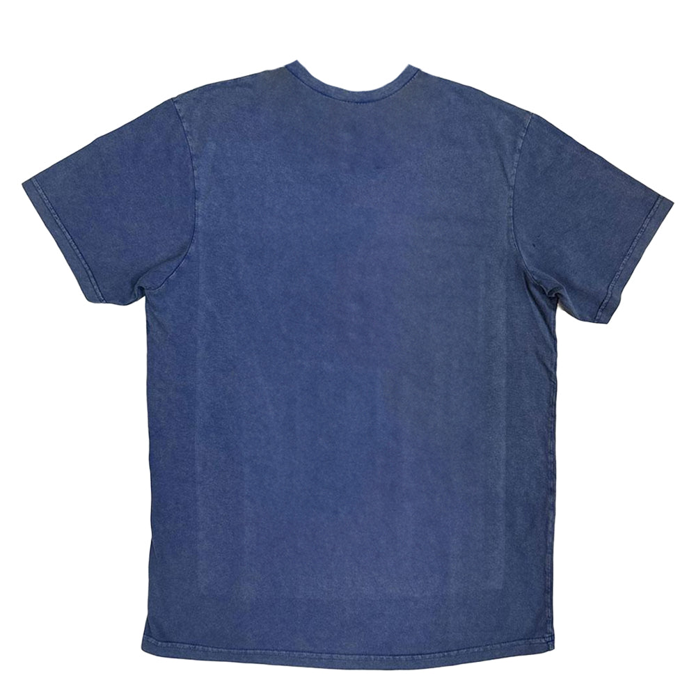 Denim Blue - Back - Wu-Tang Clan Unisex Adult Graffiti Stone Wash T-Shirt