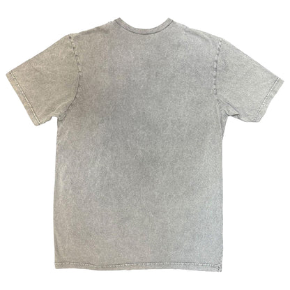Grey - Back - The Beatles Unisex Adult Candlestick Park Heads Stone Wash T-Shirt