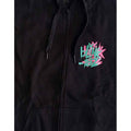Black - Side - Blink 182 Unisex Adult Six Arrow Smiley Full Zip Hoodie