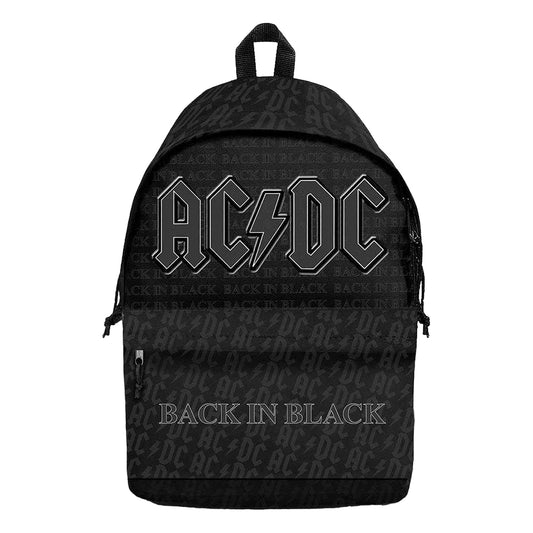 Black - Front - AC-DC Back In Black Backpack