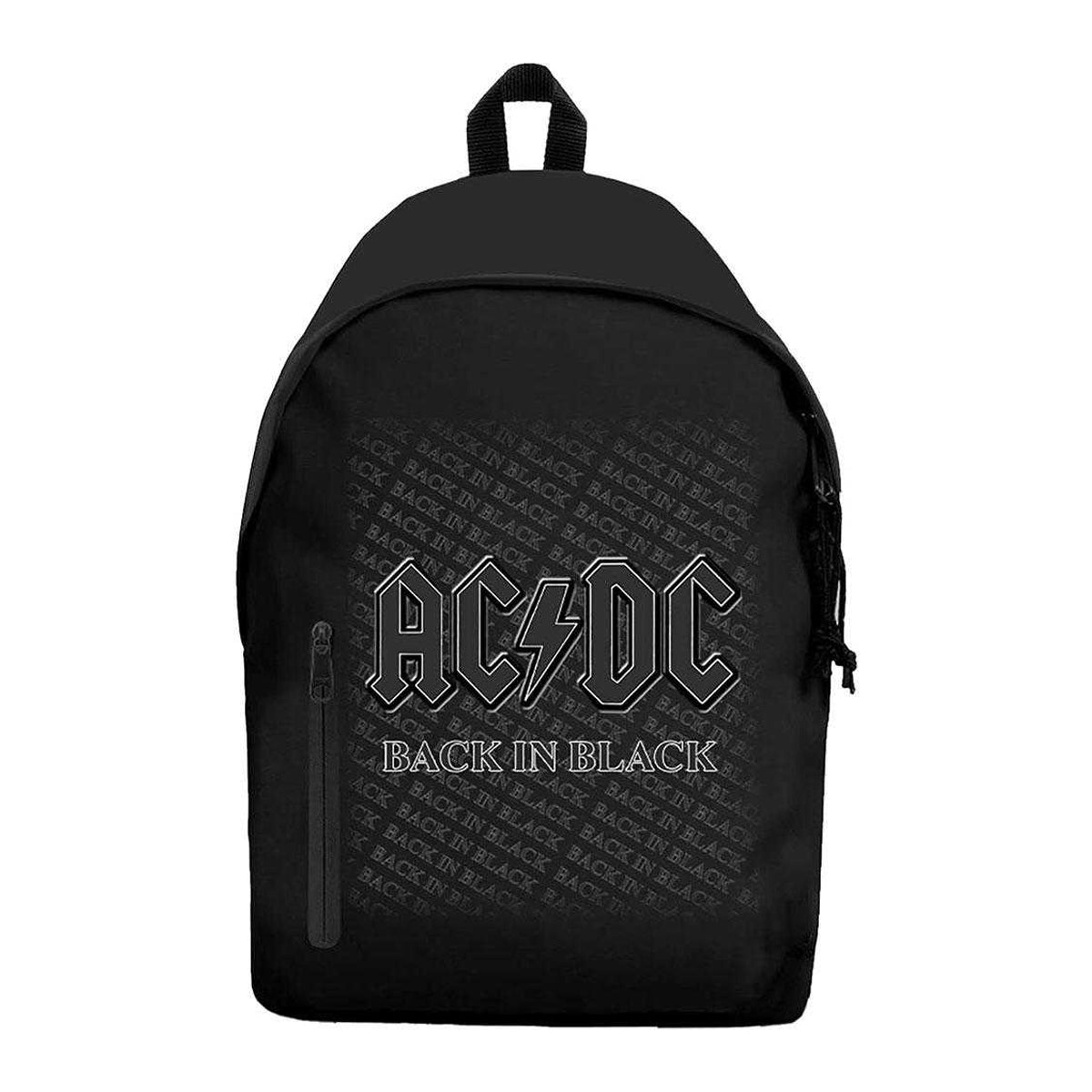 Black - Front - AC-DC Back In Black Graphic Backpack