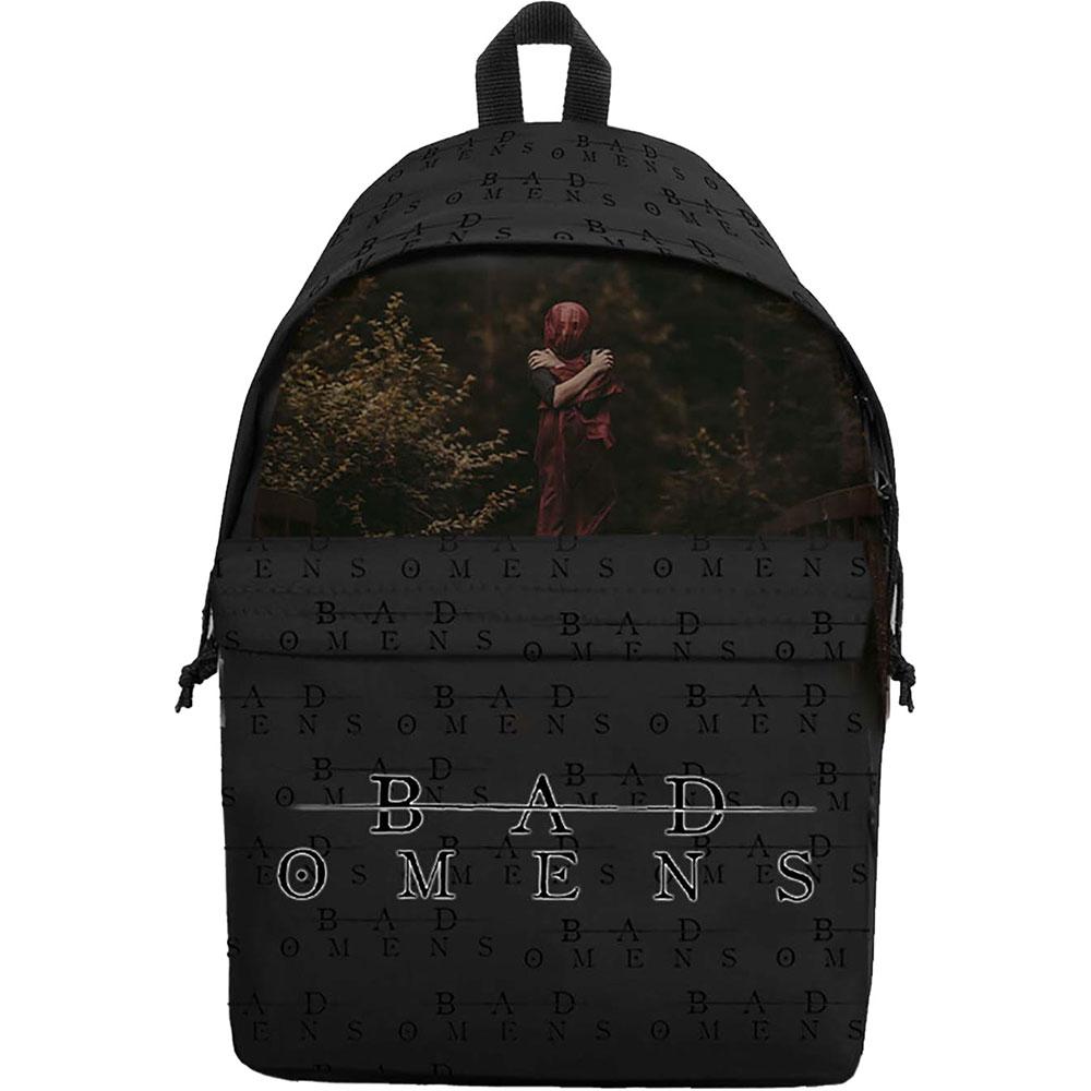 Black-White - Front - Bad Omens Self Titled Album Cover Backpack