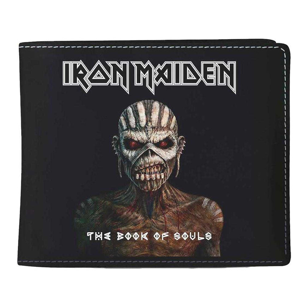 Black-Multicoloured - Front - Iron Maiden The Book Of Souls Wallet