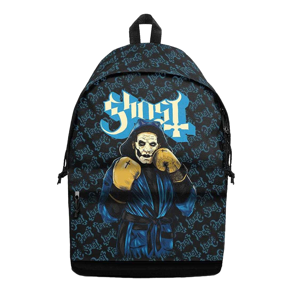 Blue-Black-White - Front - Ghost Prize Fighter Backpack