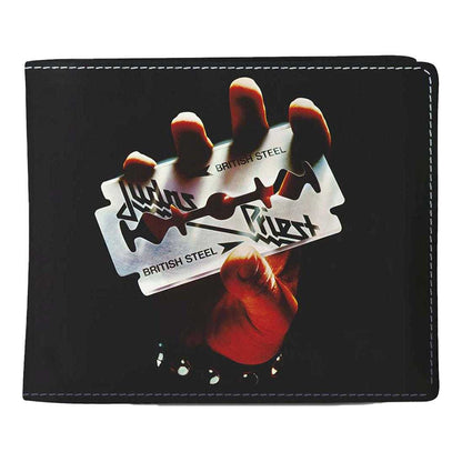 Black - Front - Judas Priest British Steel Wallet