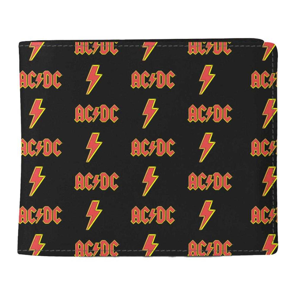 Black - Front - AC-DC Logo Wallet