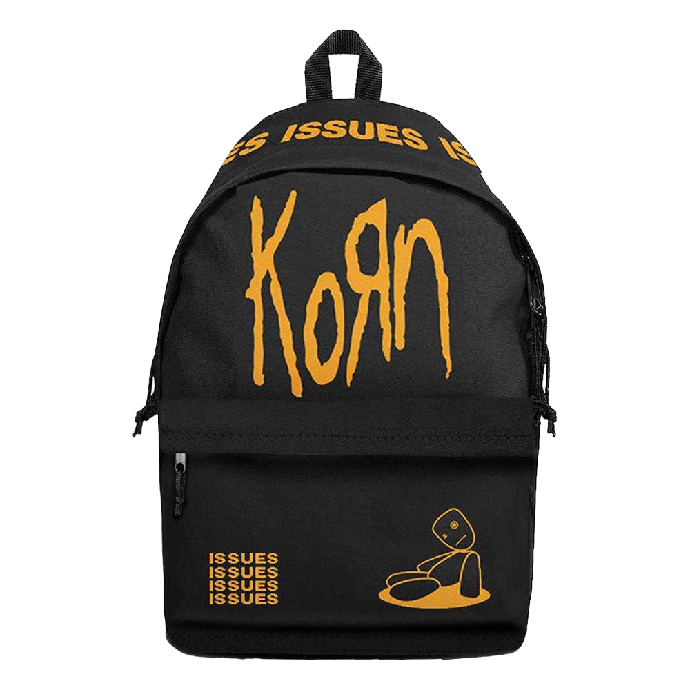 Black-Yellow - Front - Korn Issues Backpack