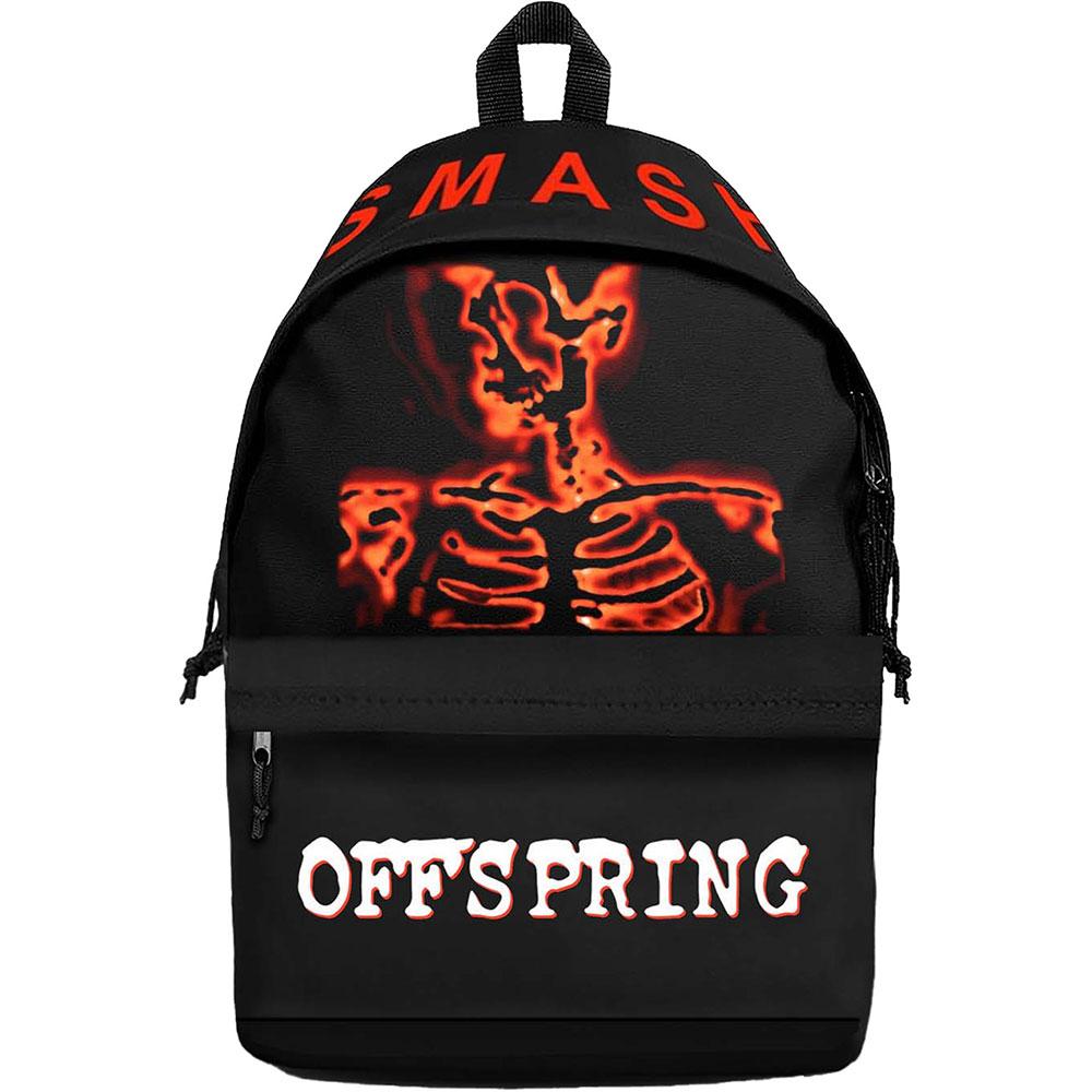 Black-White-Red - Front - The Offspring Smash Backpack
