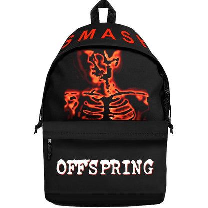 Black-White-Red - Front - The Offspring Smash Backpack