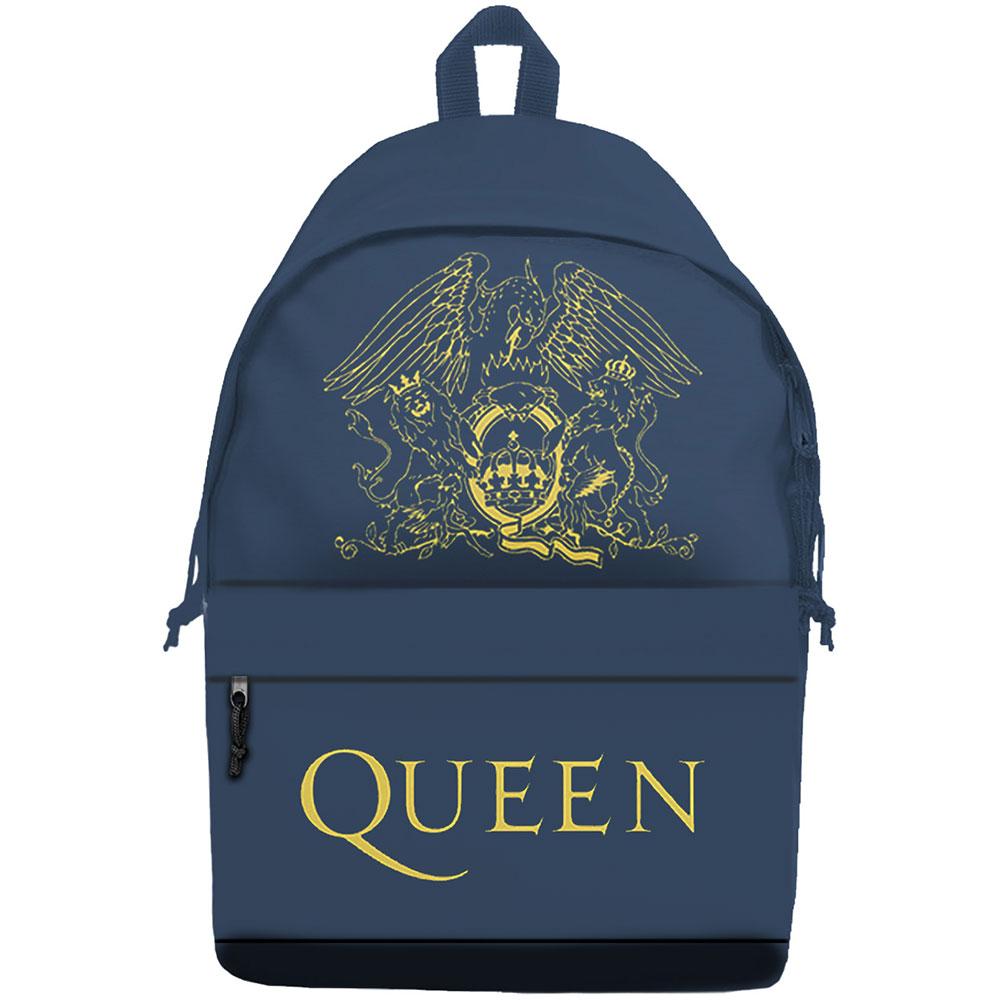 Blue-Yellow - Front - Queen Royal Crest Backpack