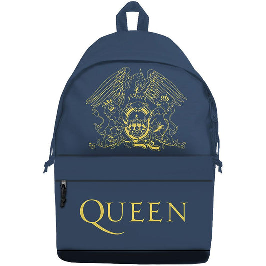 Blue-Yellow - Front - Queen Royal Crest Backpack