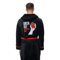 Black-Red - Side - Green Day Unisex Adult American Idiot Dressing Gown
