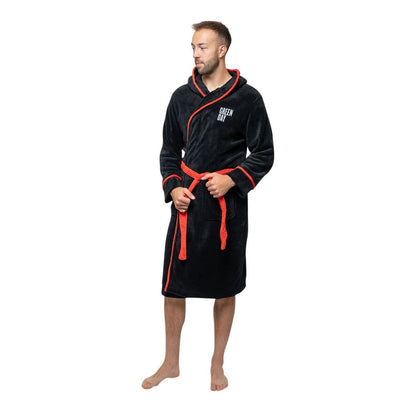 Black-Red - Lifestyle - Green Day Unisex Adult American Idiot Dressing Gown
