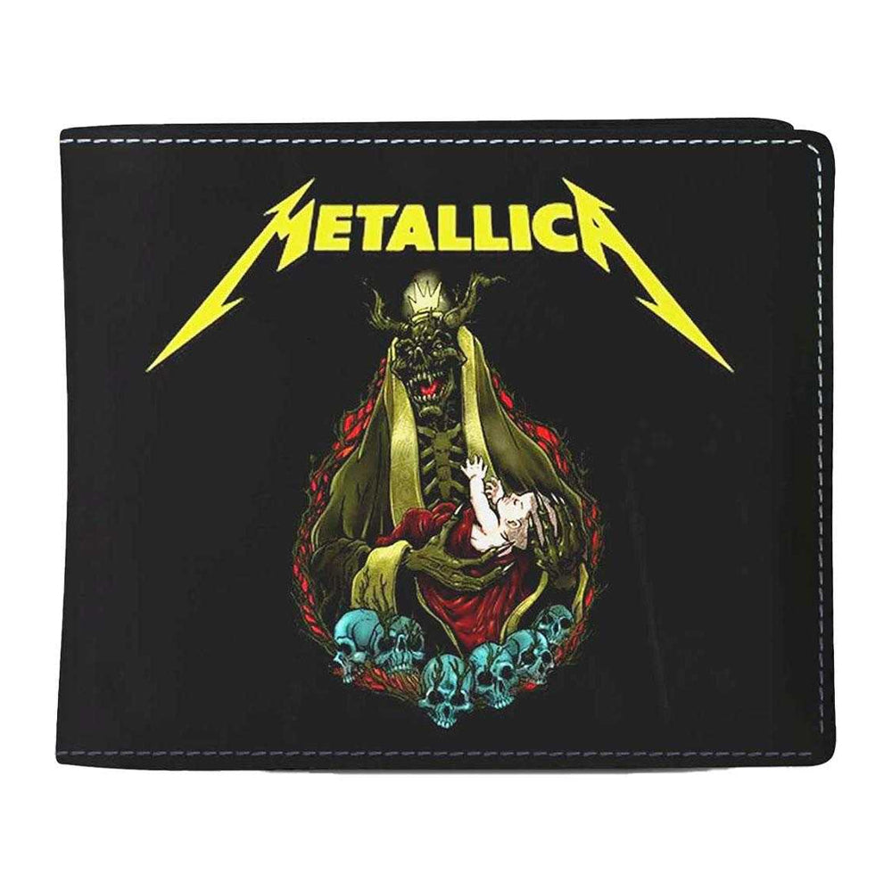 Black-Multicoloured - Front - Metallica If Darkness Had A Son Wallet