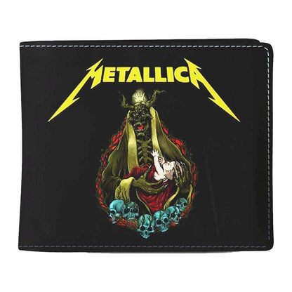 Black-Multicoloured - Front - Metallica If Darkness Had A Son Wallet