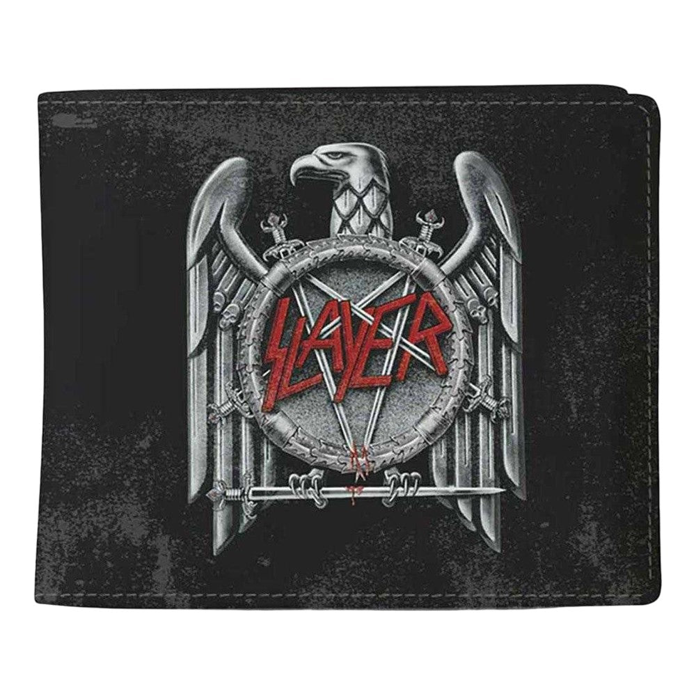 Black-Silver - Front - Slayer Silver Eagle Wallet