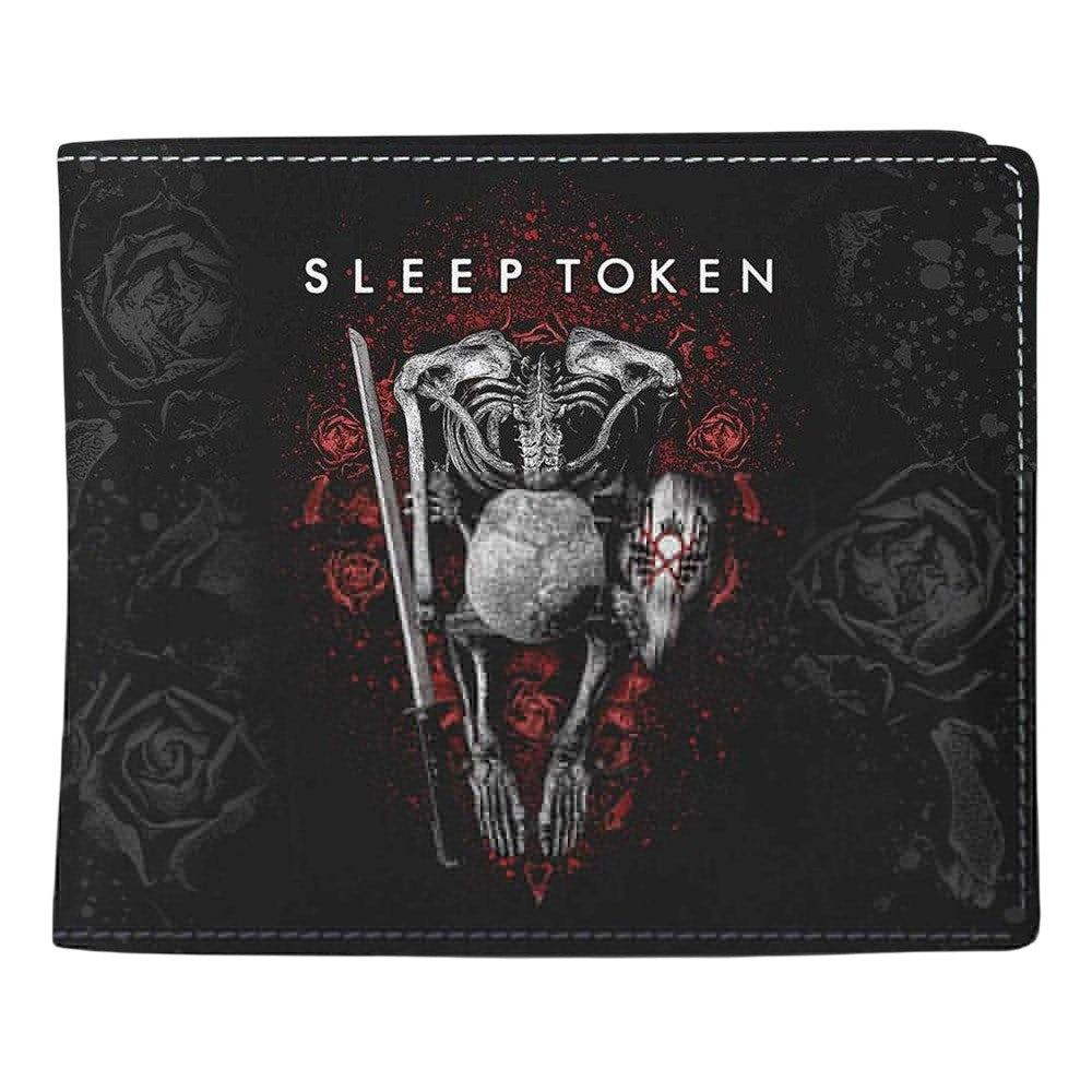 Black-Multicoloured - Front - Sleep Token The Love You Want Wallet