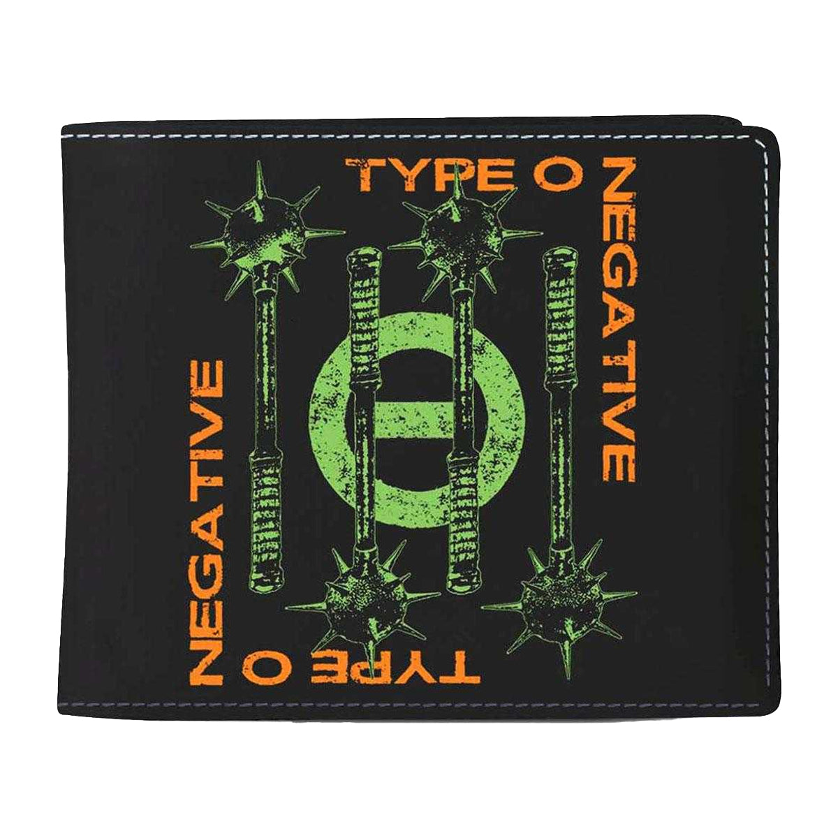 Black-Green - Front - Type O Negative Spiked Club Wallet
