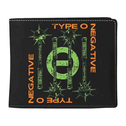 Black-Green - Front - Type O Negative Spiked Club Wallet