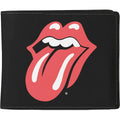 Black-Red - Front - The Rolling Stones Logo Wallet