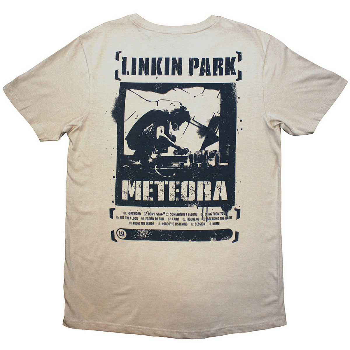 Sand - Back - Linkin Park Unisex Adult Meteora Back Print T-Shirt