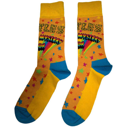 Orange - Back - The Beatles Unisex Adult Magical Mystery Tour Ankle Socks