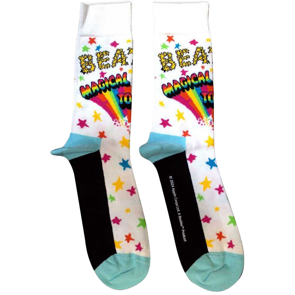 White - Front - The Beatles Unisex Adult Magical Mystery Tour Ankle Socks