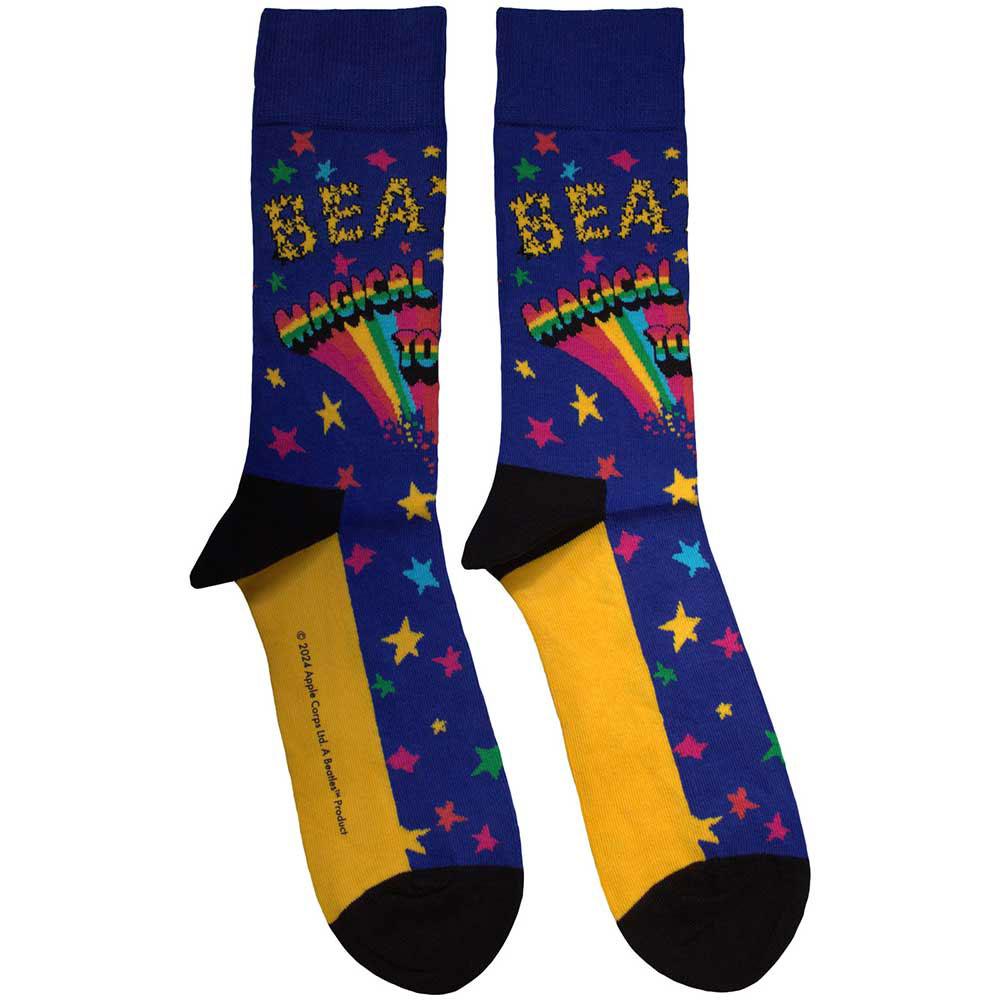 Blue - Front - The Beatles Unisex Adult Magical Mystery Tour Ankle Socks