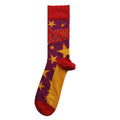 Purple - Back - David Bowie Unisex Adult Infill Stars Ankle Socks