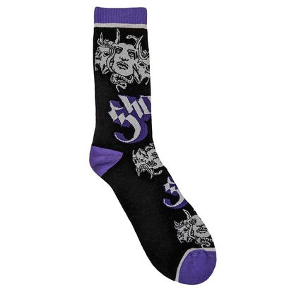 Black - Back - Ghost Unisex Adult Copia Ankle Socks