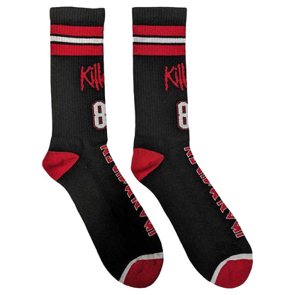 Black - Front - Iron Maiden Unisex Adult Killers ´81 Ankle Socks