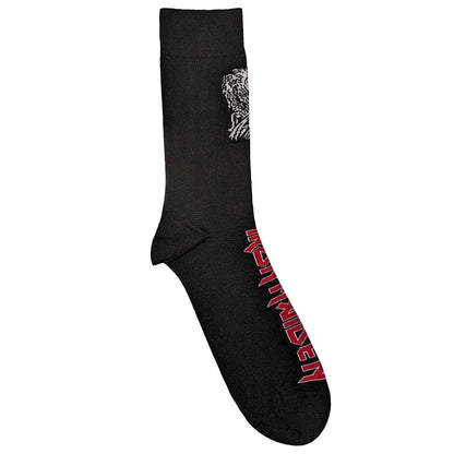 Black - Back - Iron Maiden Unisex Adult Killers Eddie Ankle Socks