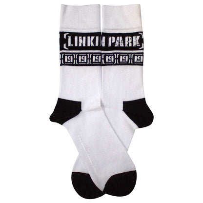 White - Back - Linkin Park Unisex Adult LP Repeat Print Ankle Socks