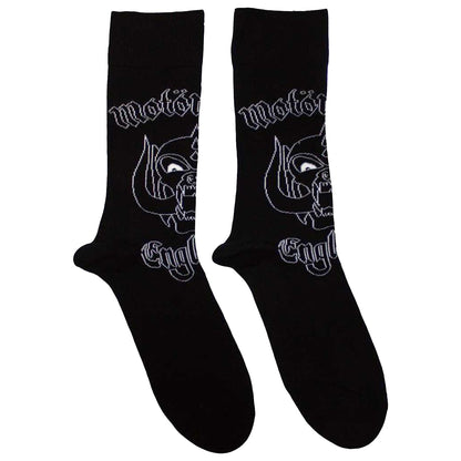Black - Front - Motorhead Unisex Adult England Ankle Socks