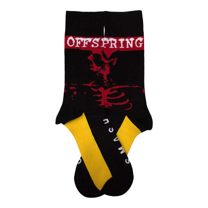 Black - Back - The Offspring Unisex Adult Smashed Ankle Socks